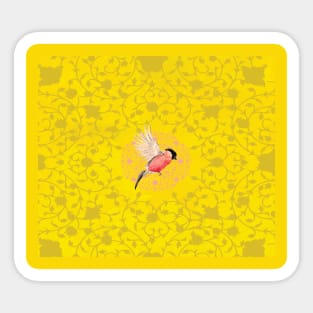 Bird and flying Sticker